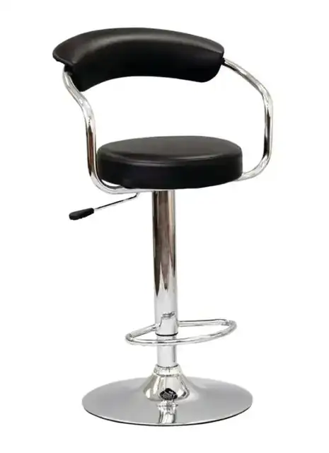 ST 7500 - Bar Stool - Black PU