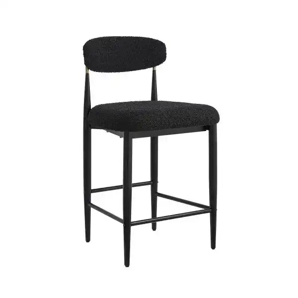 COUNTER STOOL-BLACK-(OPEN BOX)