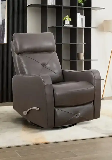 IF 6330 - Recliner (Charcoal Leather)