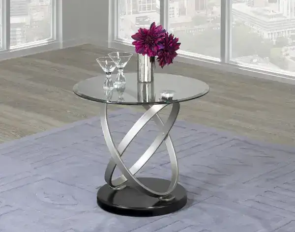 3-PIECE COFFEE SET - BLACK/SILVER
