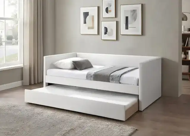 IF 307 (Beige) - Single/Single Day Bed W/Trundle