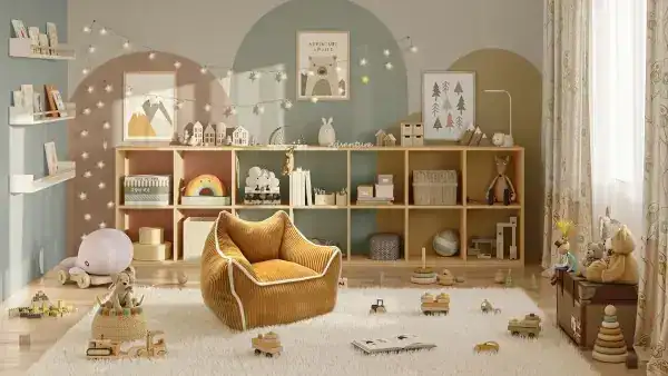 KIDS' CHAIR - MUSTARD YELLOW