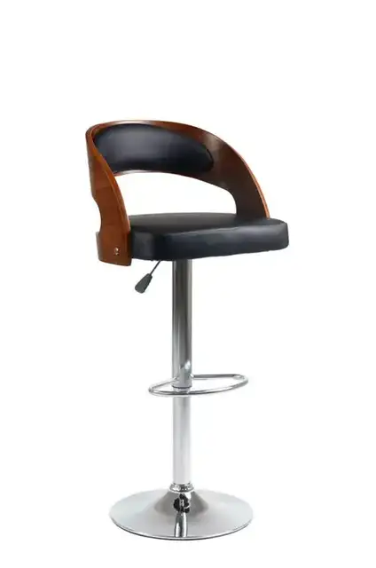 ST 7505 - Bar Stool - Black PU
