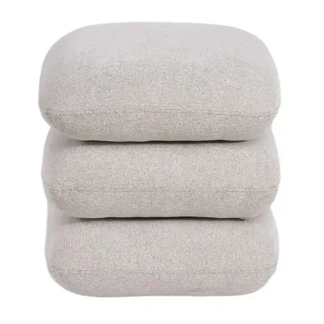 Rylee Square Ottoman in Beige