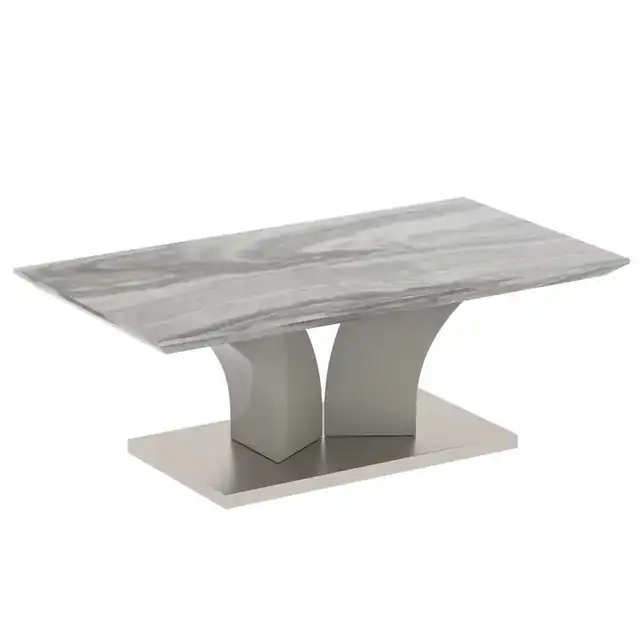 Napoli Rectangular Coffee Table in Light Grey