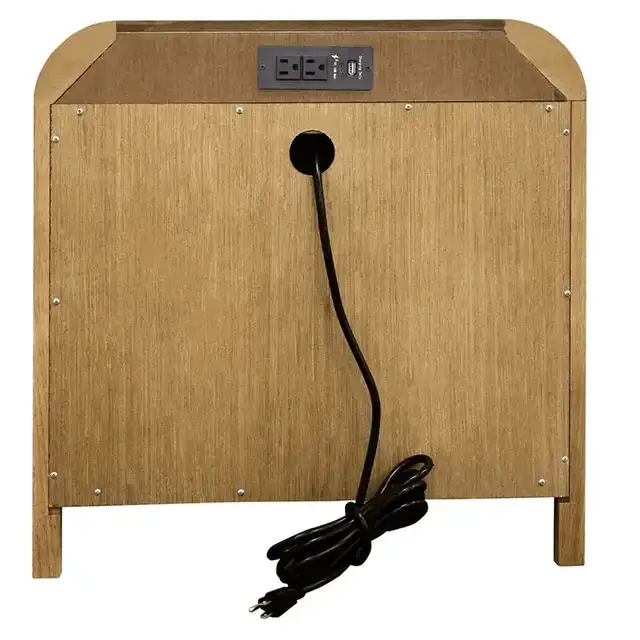Bowman 1 Drawer Accent Table in Natural