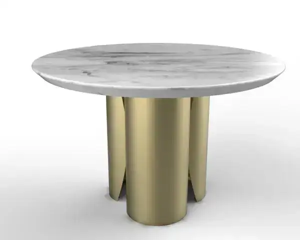DINING TABLE - GOLD