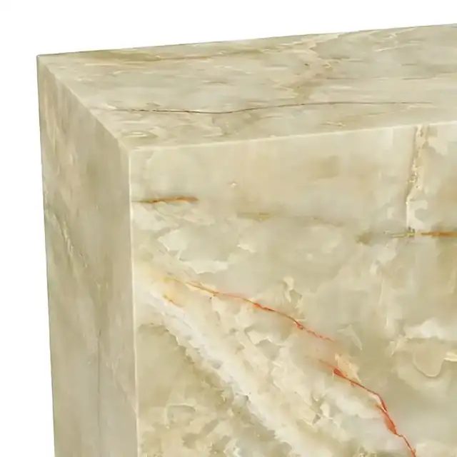 Artemis Tall Accent Table in Jade Onyx
