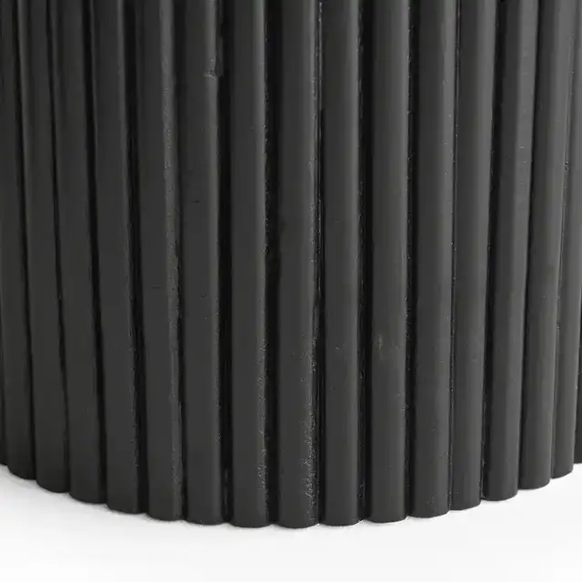 Jilsa Coffee Table in Black and Black