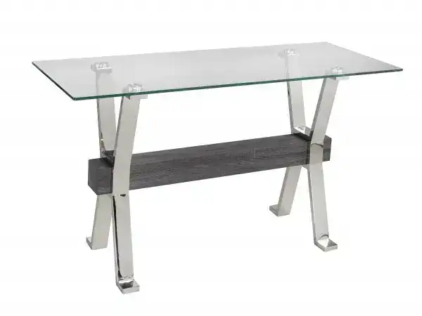 S0FA TABLE - GREY/SILVER
