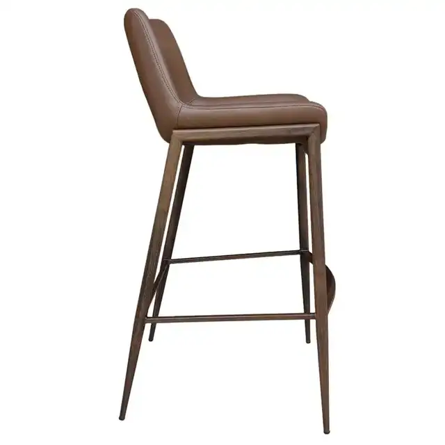 Icona 30" Bar Stool in Saddle and Walnut