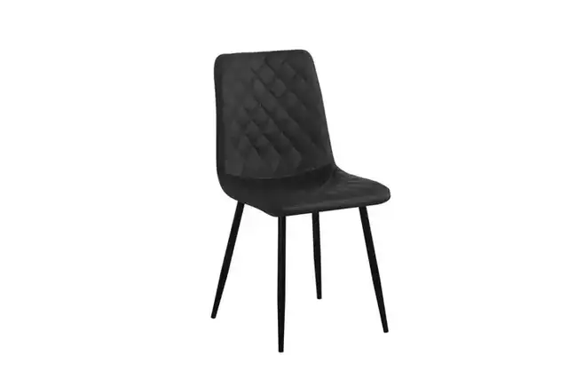 C 1710 - Chair (Black PU) — 1 Chair