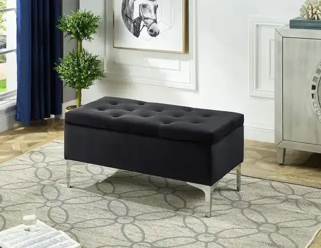 IF 6256 - Bench (Black Velvet)