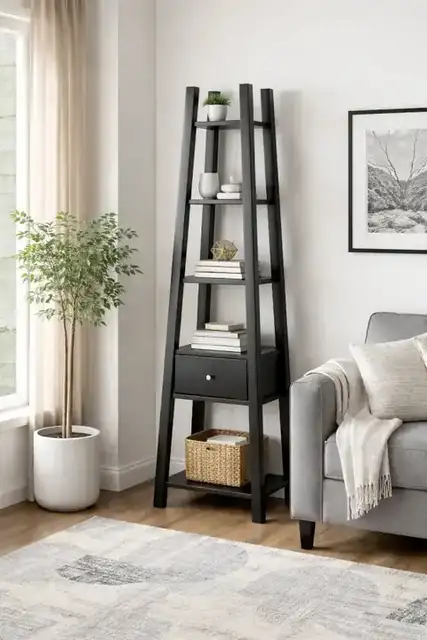 DISPLAY SHELF - DARK CHERRY
