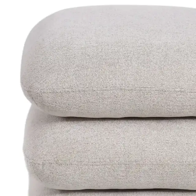 Rylee Square Ottoman in Beige