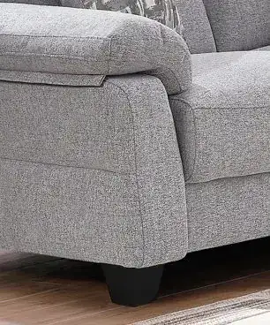 IF 8025 (Grey) - 3Pc Sofa Stationary Set