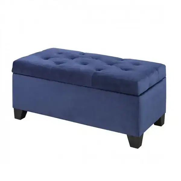 STORAGE OTTOMAN - NAVY