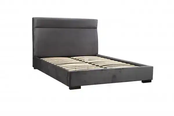 QUEEN PLATFORM BED - GREY
