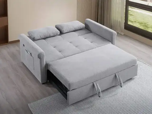 IF 9045 - Sofabed (Medium) (Grey Fabric)