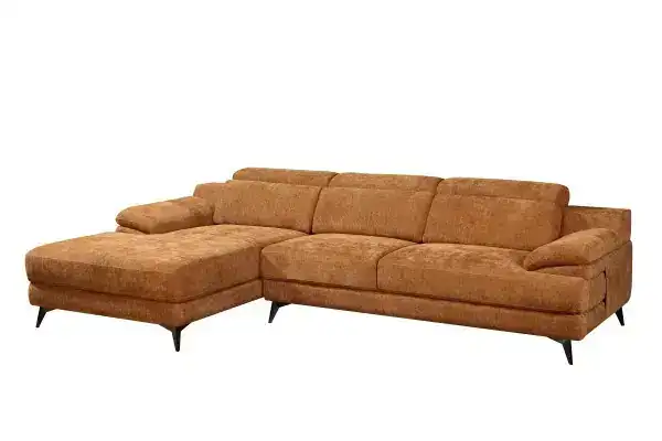 LHF SECTIONAL - BURNT ORANGE