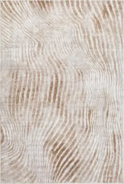 5 X 8 AREA RUG - GREY/CREAM/BEIGE