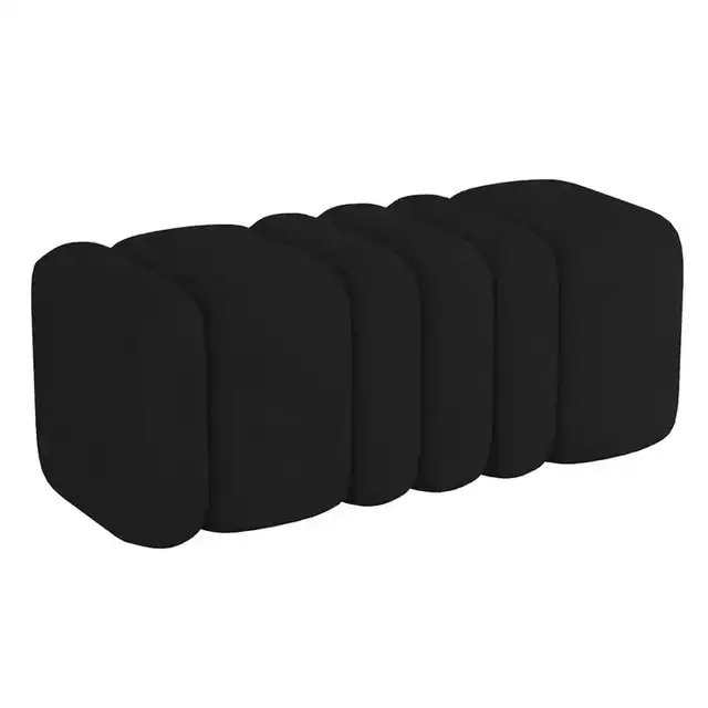 Rigel Large Ottoman Bench in Black
