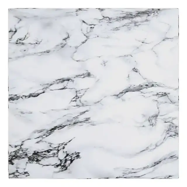 Artemis Tall Accent Table in Bulgari White