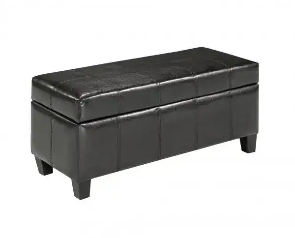 STORAGE OTTOMAN - ESPRESSO