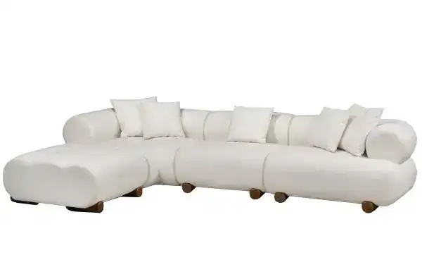 LHF SECTIONAL - CREAM