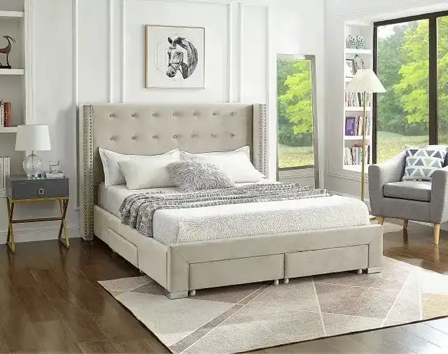 IF 5322 (Creme) Bed