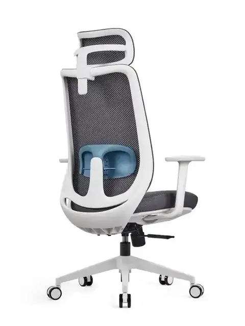 OFFICE CHAIR - CHARCOAL/WHITE