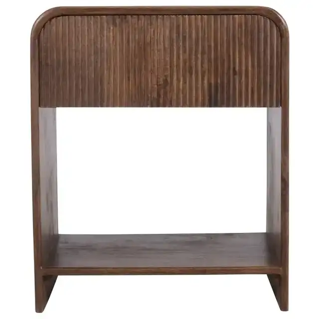 Amoli 1 Drawer Accent Table in Walnut