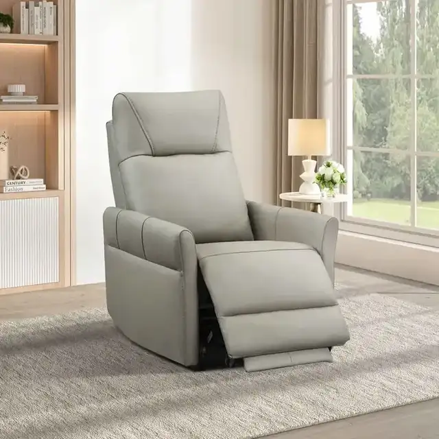 IF 6391 - Recliner (Pewter Leather)