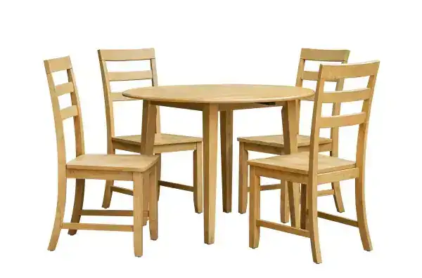 5-PIECE DINING SET - NATURAL