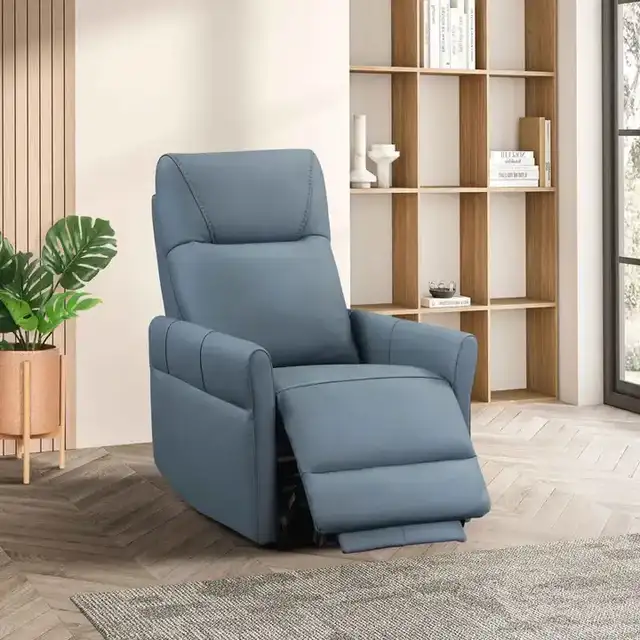 IF 6393 - Recliner (Saphire Leather)