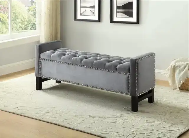 IF 6400 - Bench (Grey Velvet)