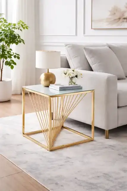 SIDE TABLE - GOLD