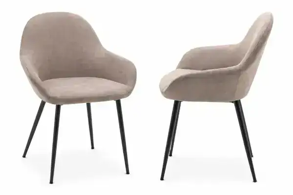 DINING CHAIR, SET OF 2, VINTAGE BEIGE