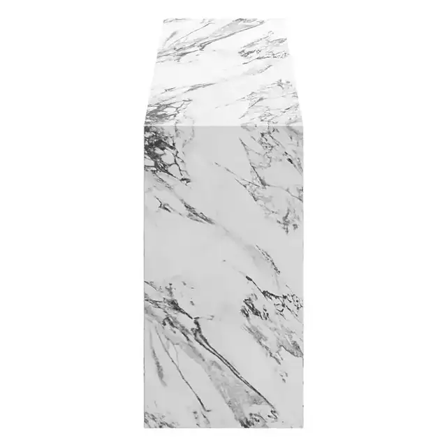 Atticus Console Table, 59" in Bulgari White