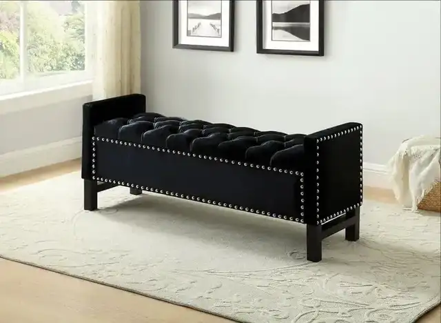 IF 6401 - Bench (Black Velvet)