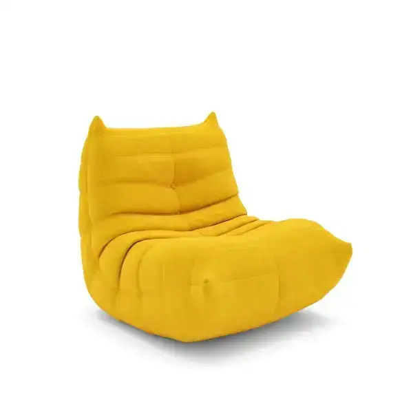 KID'S ARMLESS CHAIR - PALE YELLOW