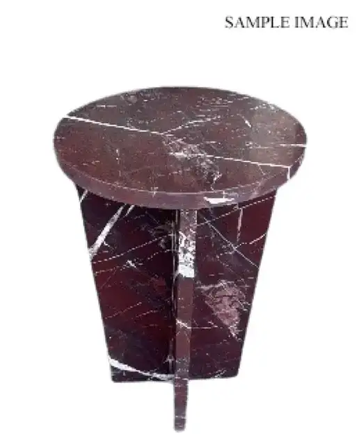 SIDE TABLE - BURGUNDY