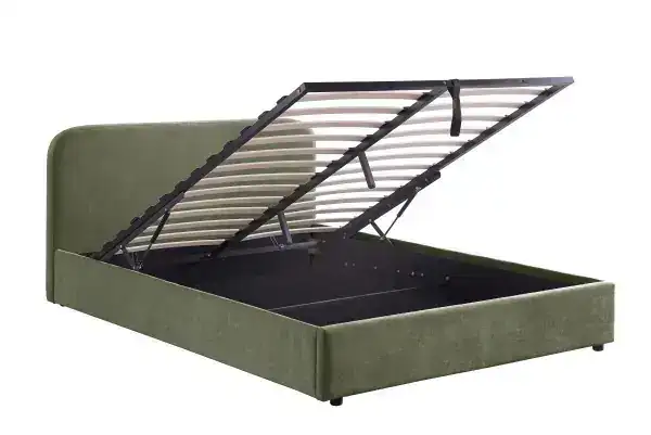 FULL PLATFORM STORAGE BED - OLIVE GREEN