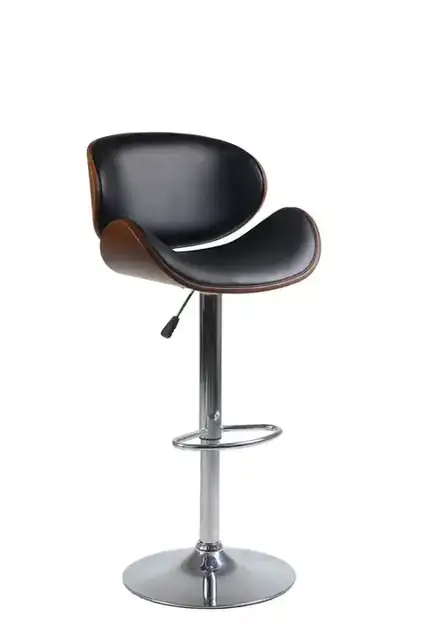 ST 7510 - Bar Stool - Black PU
