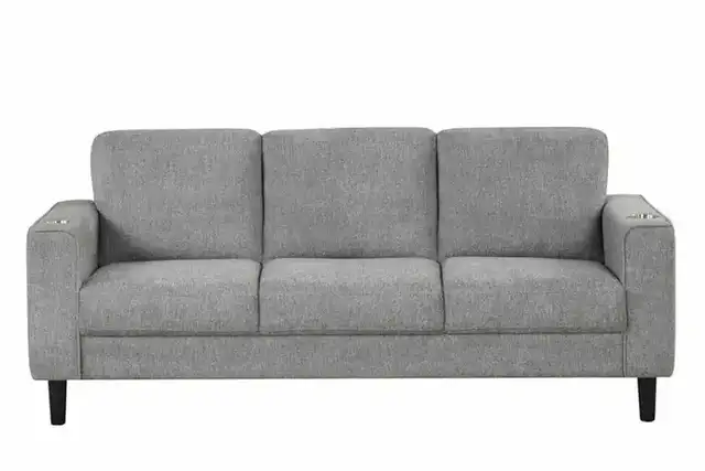IF 8240 (Grey) - 3Pc Sofa Stationary Set