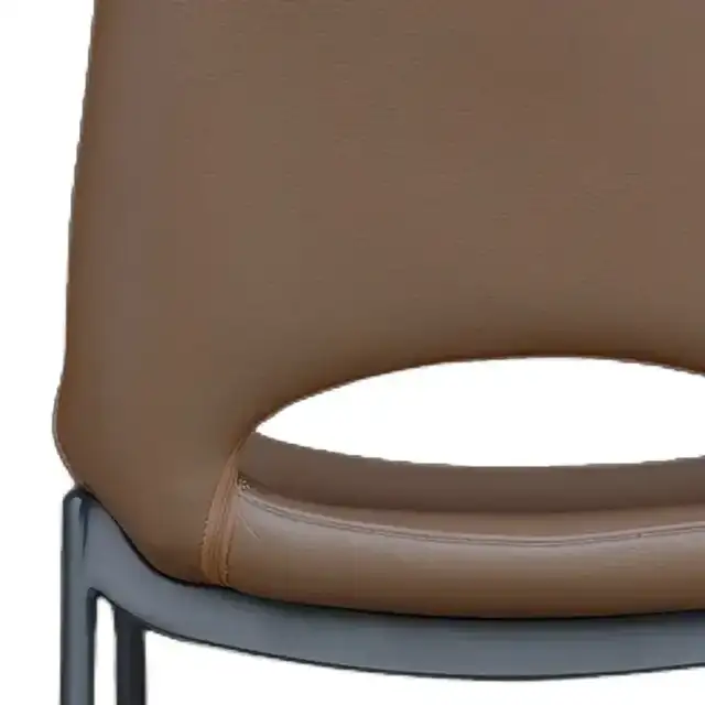 Icona 30" Bar Stool in Saddle and Black