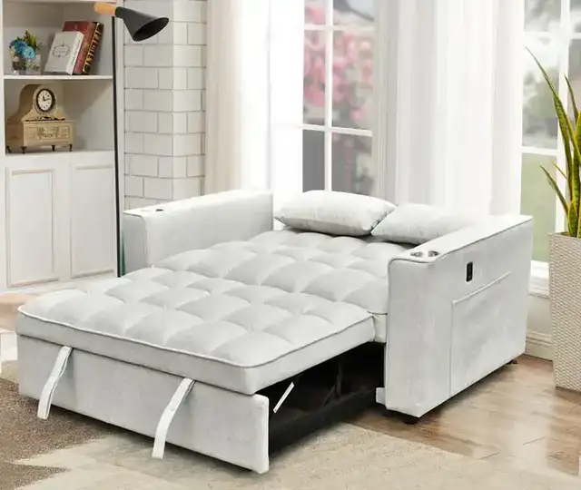 IF 9028 - Sofabed (Grey Fabric)