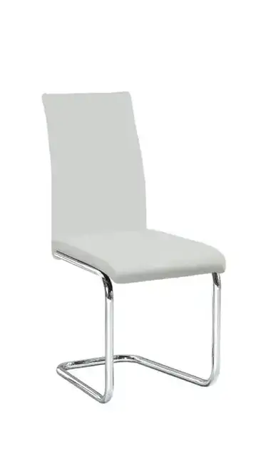 C 1872 - Chair (White PU) — 1 Chair