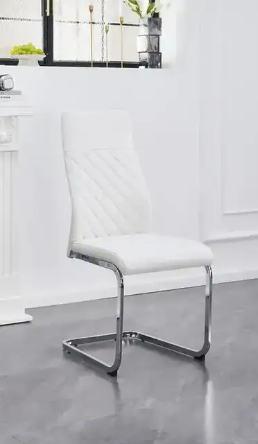 C-1575 - Chair (White PU) — 1 Chair