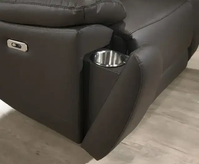 IF 8160 (Brown Leather Match) - 3Pc Power Recliner Set